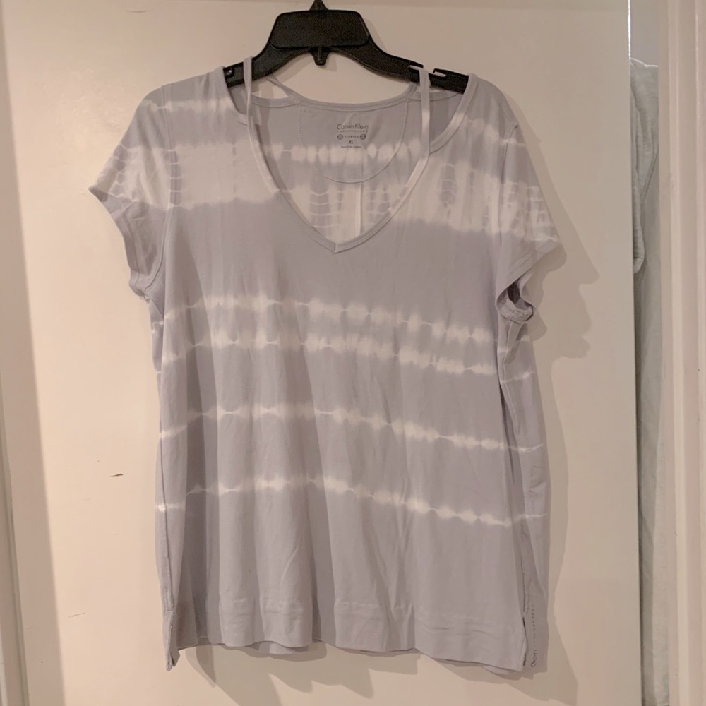 Calvin Klein Grey Tie Die Tee